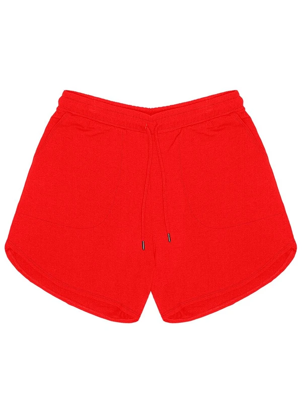 Secret Glam - Shorts Feminino Plus Size Laranja