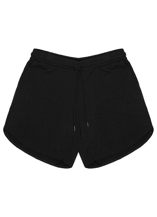 Shorts Feminino Plus Size Preto - Secret Glam