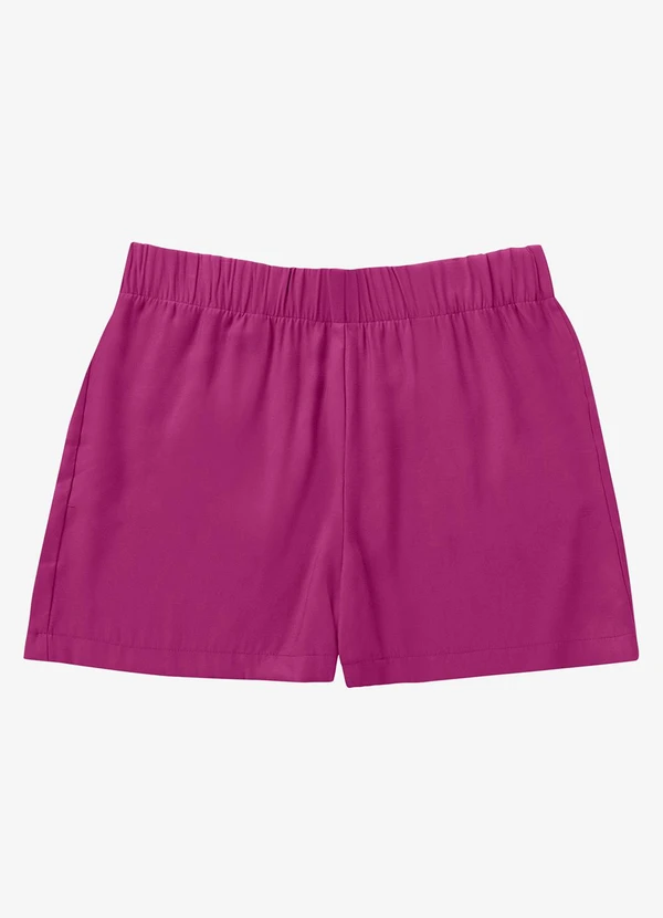 Secret Glam - Shorts Tecido Favo Plus Size Roxo 3