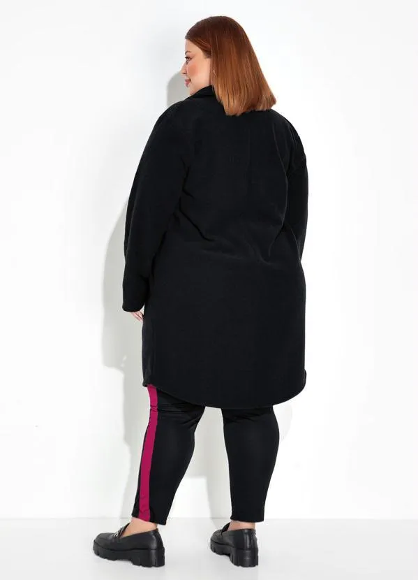 Marguerite - Sobretudo Preto Plus Size 2
