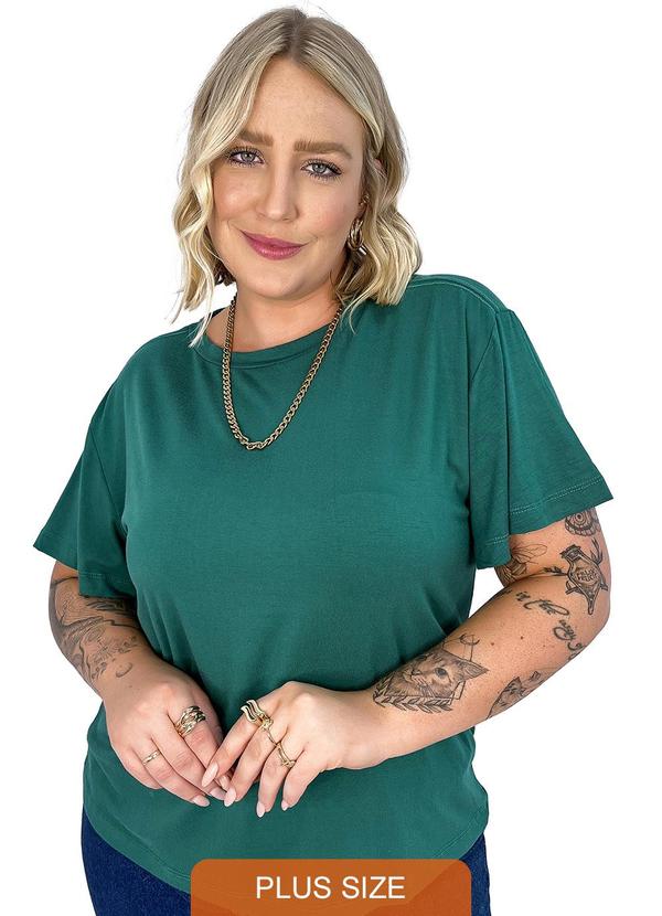 Miss Masy Plus - Blusa Feminina Gisele Verde