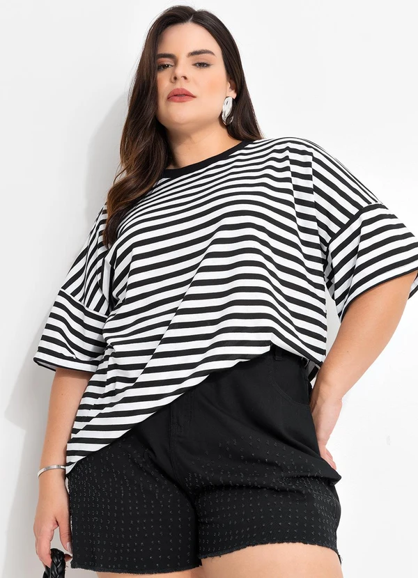 Marguerite - Blusa Listrada em Meia Malha Listrada 4