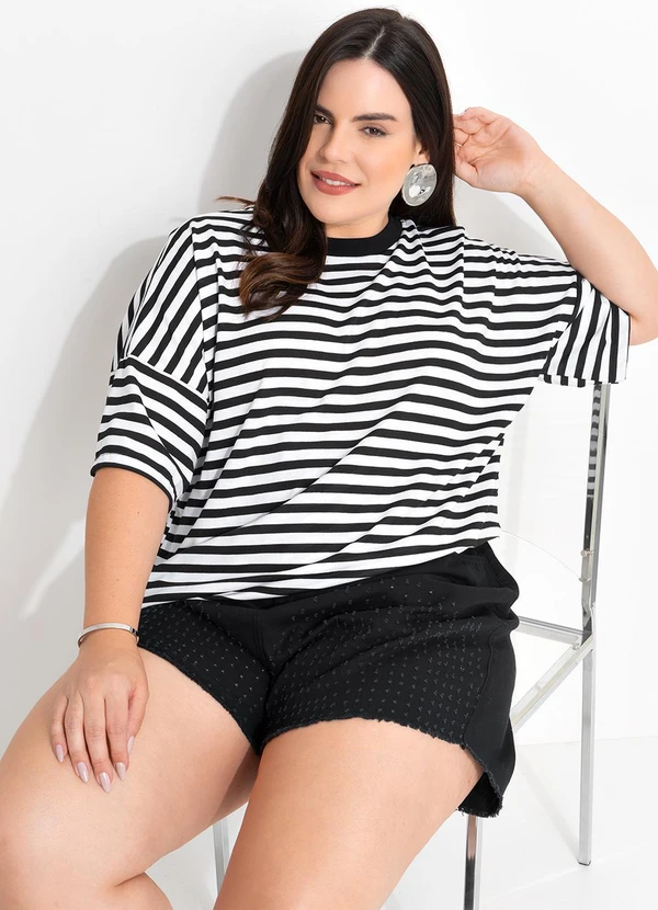 Marguerite - Blusa Listrada em Meia Malha Listrada 5