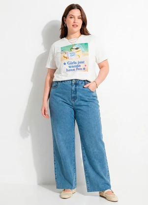 Marguerite - Blusa Off White em Algodão Penteado - MARGUERITE