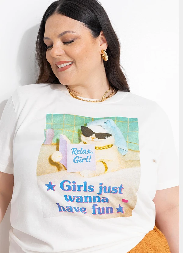 Marguerite - Blusa Off White em Algodão Penteado 2