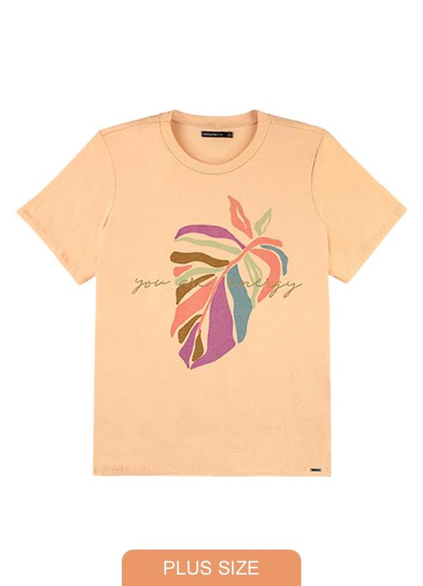 Rezzato - Blusa Summer Energy Adulto Plus Feminino Laranja