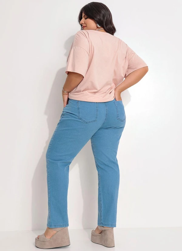 Fakini - T-Shirt em Malha Bege 4