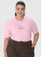 Malwee - Camiseta All Shapes And Sizes Plus Marrom - variação: Rosa Claro