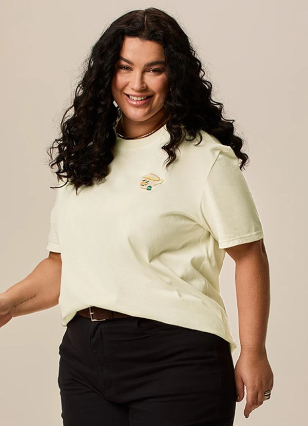 Malwee - Camiseta Tea Is Always a Good Idea Off White