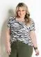 Marguerite - Blusa Onça Plus Size Marguerite - variação: Animal Print
