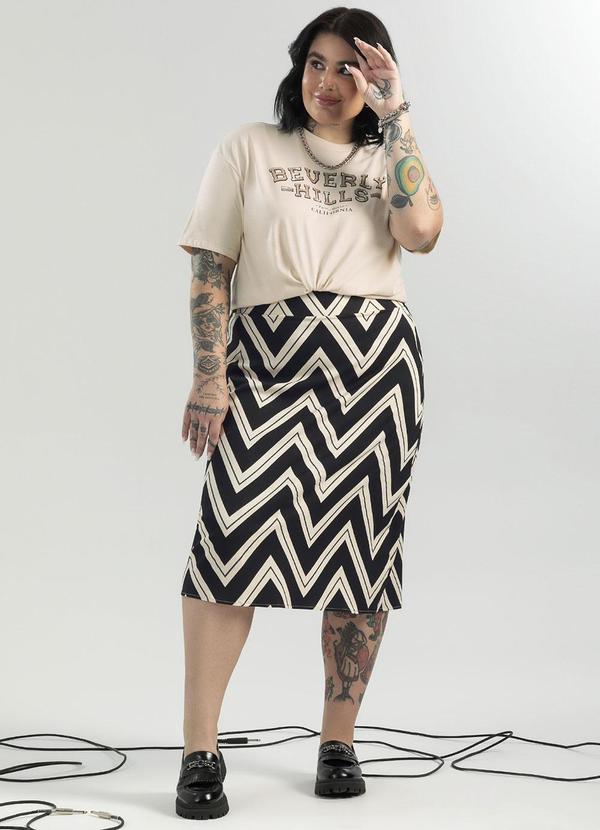 Cativa - T-Shirt Feminina Beverly Hills Off White 2