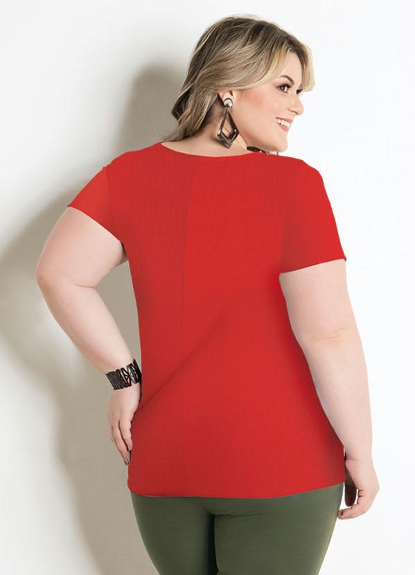 Marguerite - Blusa Laranja Plus Size Marguerite 2