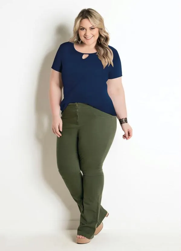 Marguerite - Blusa Marinho Plus Size Marguerite 2