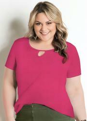 Blusa Pink Plus Size Marguerite