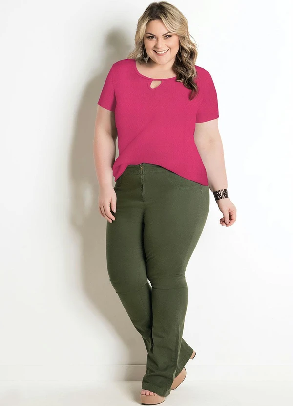 Marguerite - Blusa Pink Plus Size Marguerite 3