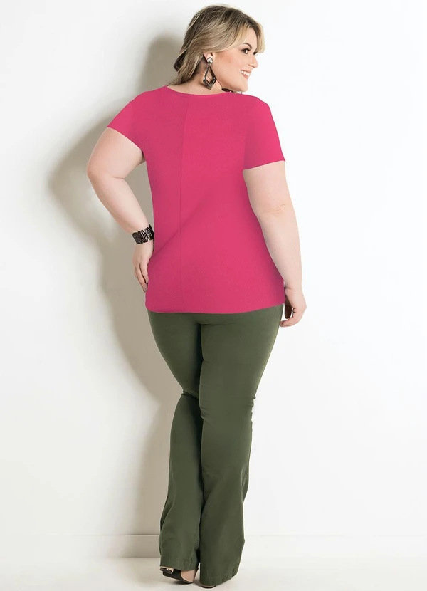 Marguerite - Blusa Pink Plus Size Marguerite 4