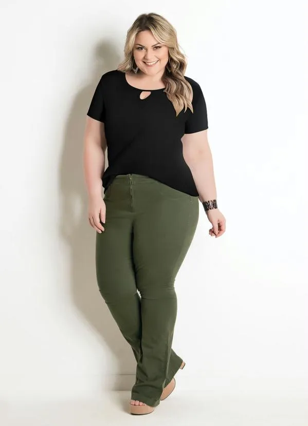 Marguerite - Blusa Preto Plus Size Marguerite 2