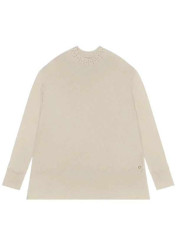 Secret Glam - Blusão Feminino Plus Size Bege 4