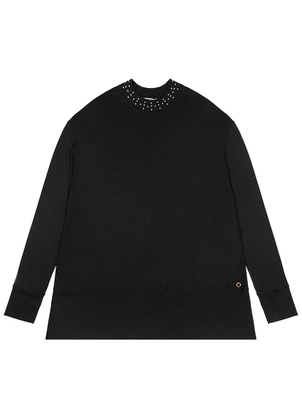 Secret Glam - Blusão Feminino Plus Size Preto 4