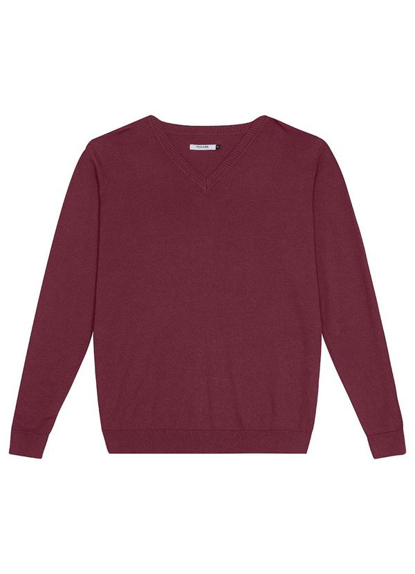 Malwee - Suéter Feminino Tradicional em Tricô Plus Roxo 4