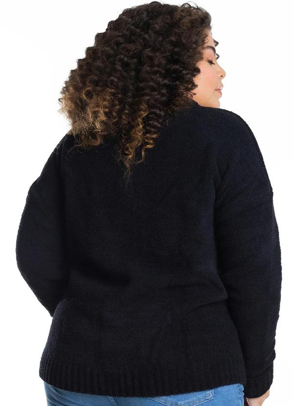 Secret Glam - Sueter Tricô Preto 2