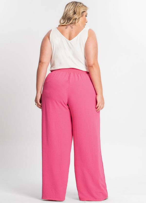 Secret Glam - Calça Crepe Feminina Rosa 4