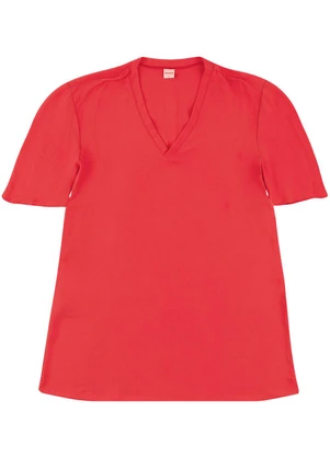 Malwee - Vestido Amplo em Viscolinho PlusVermelho - MALWEE