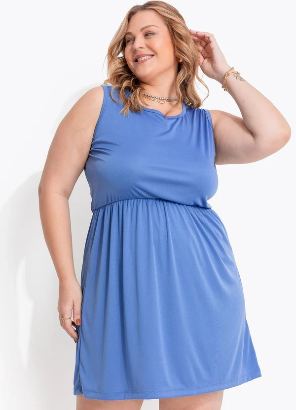 Marguerite - Vestido Azul em Malha 5