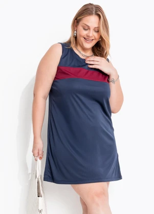 Marguerite - Vestido Azul em - MARGUERITE