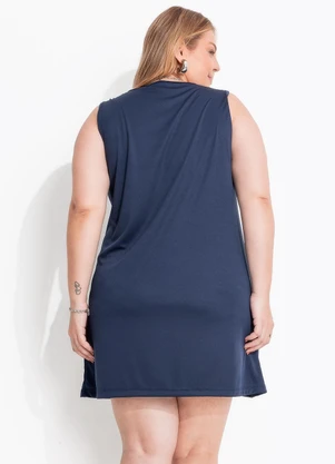 Marguerite - Vestido Azul em - MARGUERITE