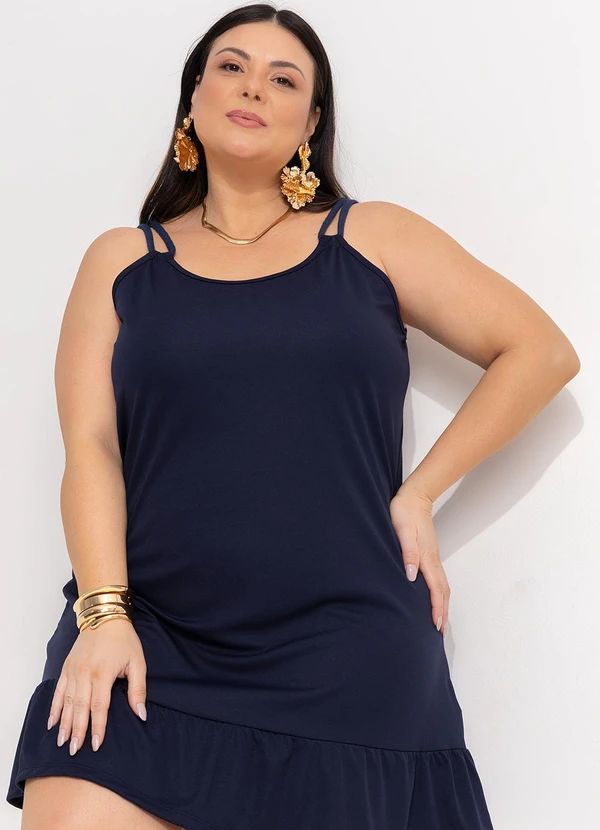 Marguerite - Vestido Azul Marinho em Malha 6