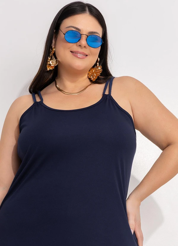 Marguerite - Vestido Azul Marinho em Malha 7