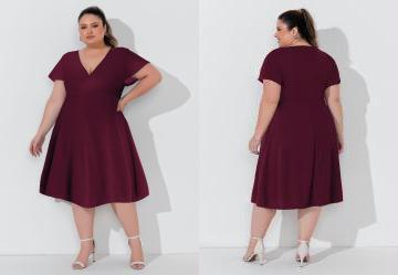 Vestido Bord Plus Size