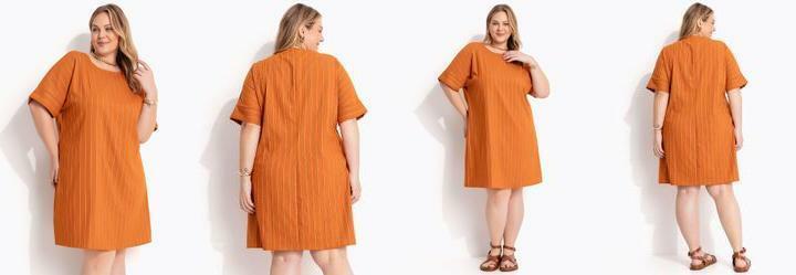 Vestido Caramelo em Alfaiataria