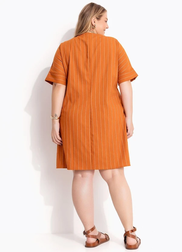 Marguerite - Vestido Caramelo em Alfaiataria 3