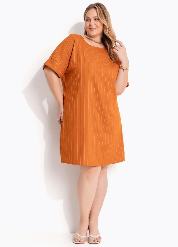 Marguerite - Vestido Caramelo em Alfaiataria 1