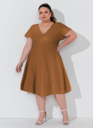 Vestido (Caramelo) Plus Size