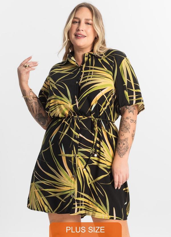 Secret Glam - Vestido Chemise Curto Preto 1