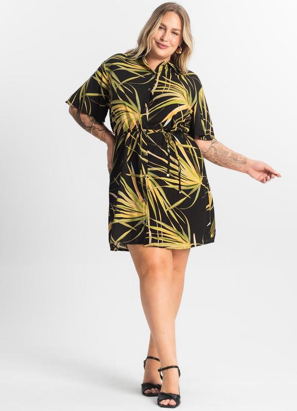 Secret Glam - Vestido Chemise Curto Preto 3