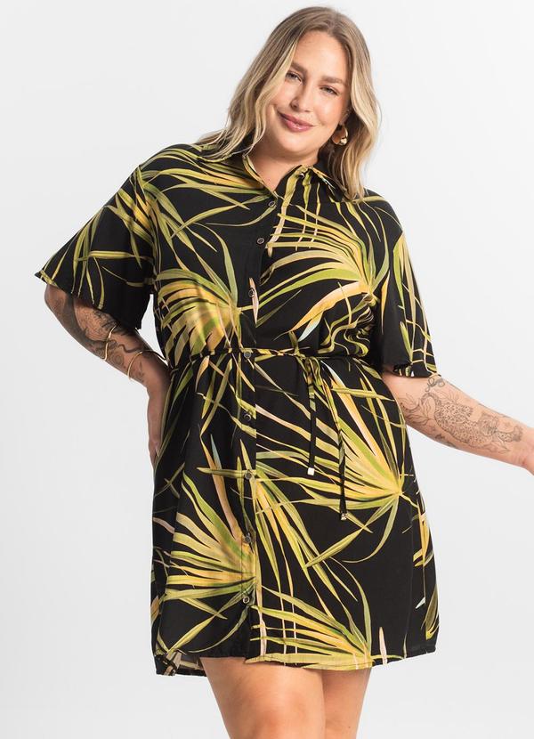 Secret Glam - Vestido Chemise Curto Preto 4