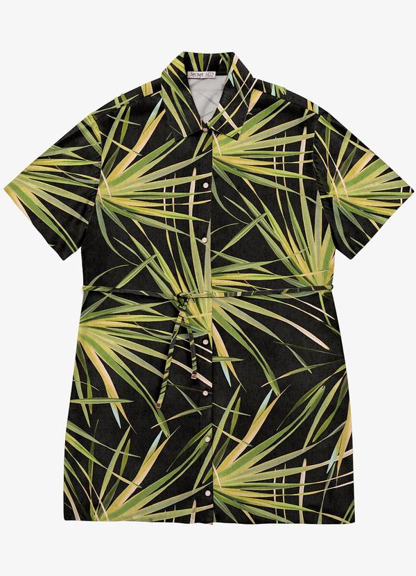 Secret Glam - Vestido Chemise Curto Preto 5