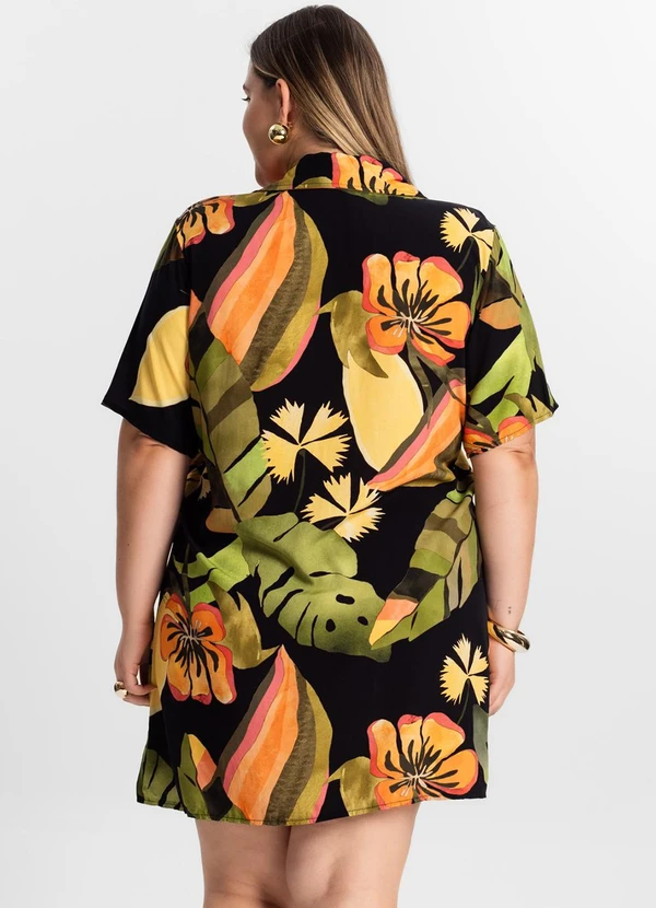 Secret Glam - Vestido Chemise Curto Preto 2