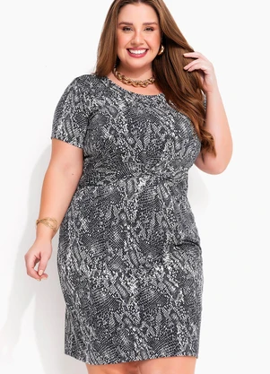 Marguerite - Vestido Cobra em Malha Fria - MARGUERITE