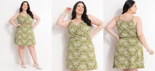 Vestido Coqueiros em Malha Fria