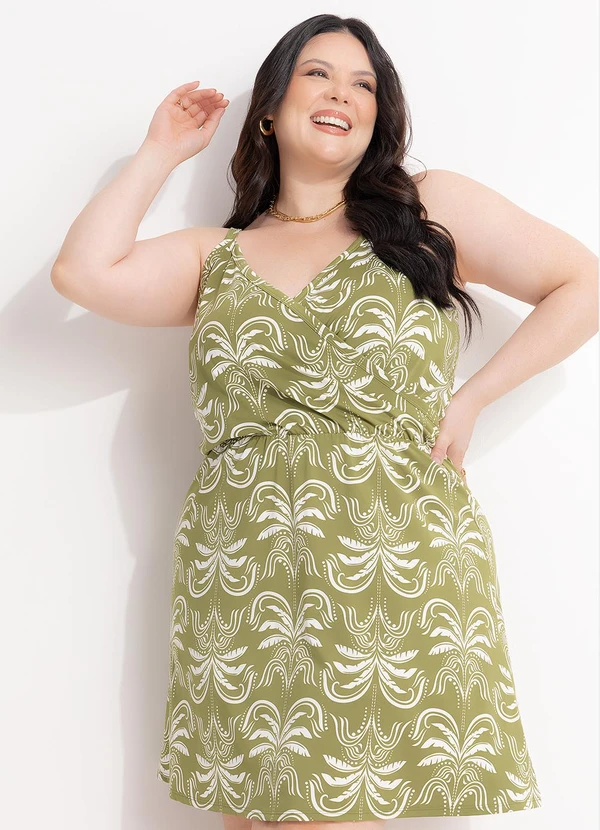 Marguerite - Vestido Coqueiros em Malha Fria 2