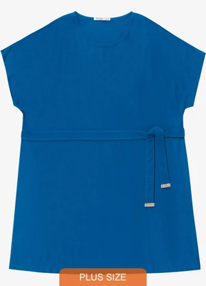 Secret Glam - Vestido Curto Azul - SECRET GLAM