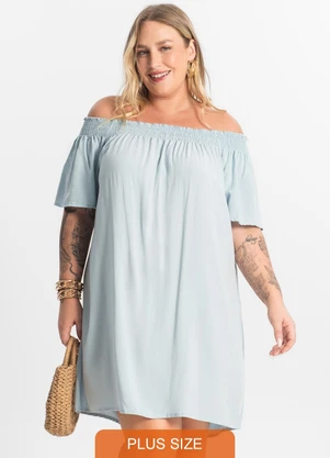 Secret Glam - Vestido Curto Azul - SECRET GLAM