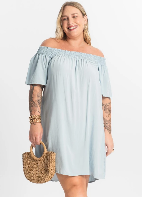 Secret Glam - Vestido Curto Azul 4