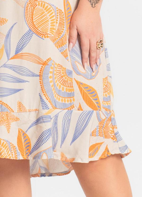 Secret Glam - Vestido Curto Bege 6