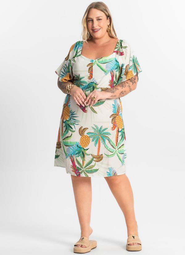 Secret Glam - Vestido Curto Ciganinha Branco 3